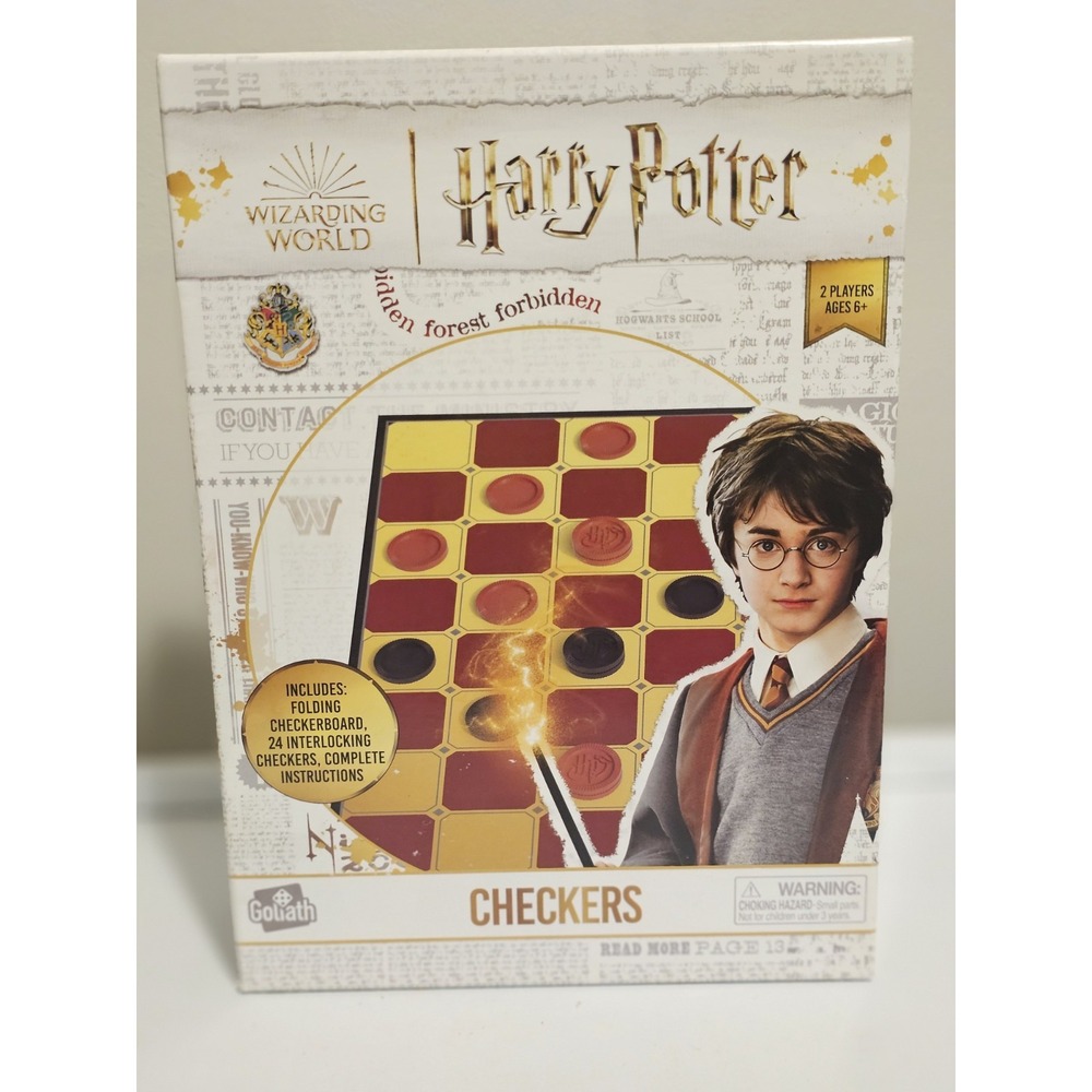 Harry Potter Wizarding World Checkers Board Game